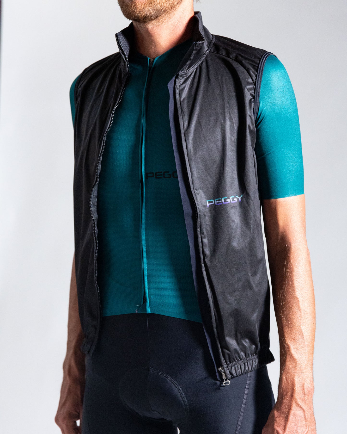 Rolly Windproof Gilet Black