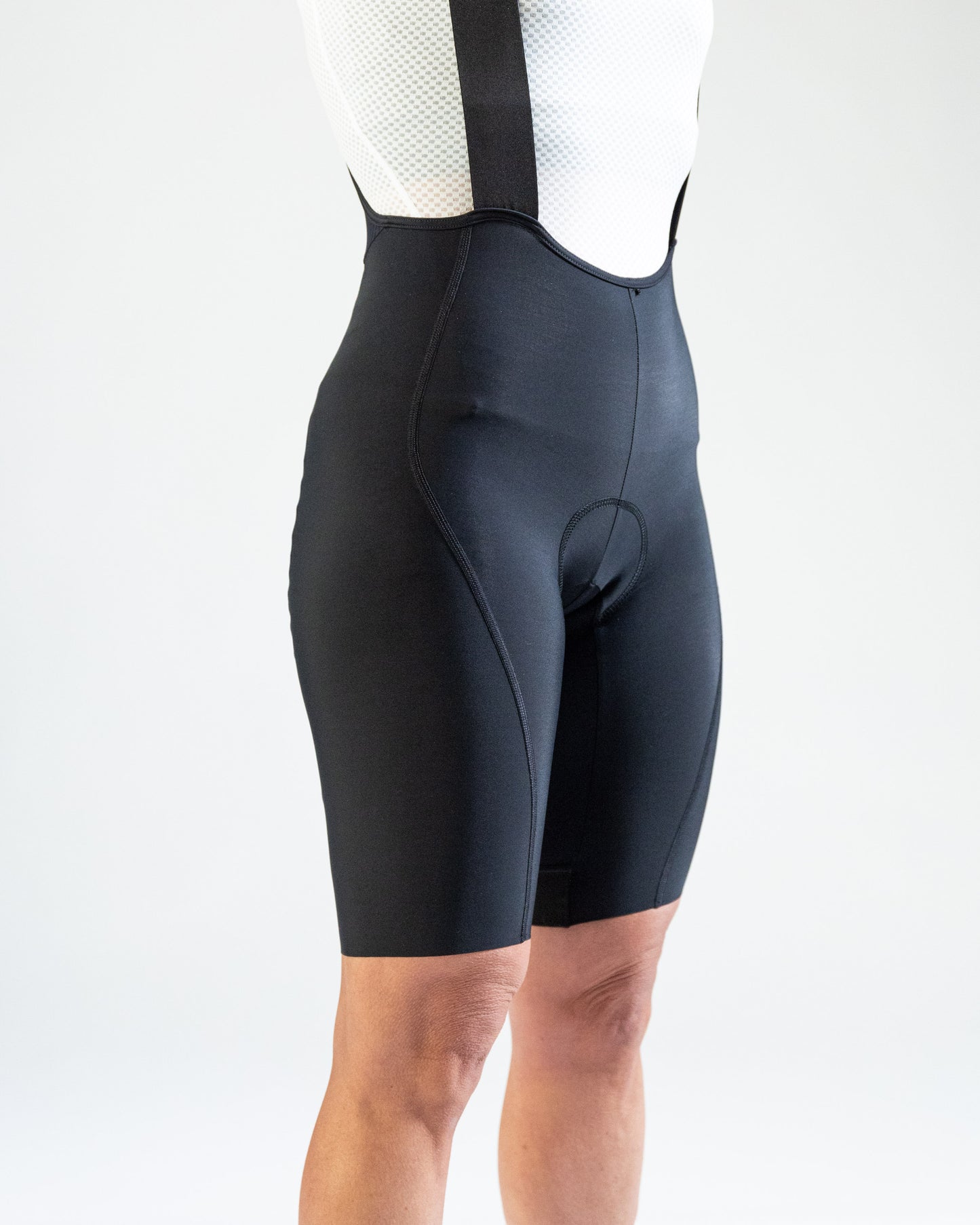 First Bib Shorts Black Woman's pad