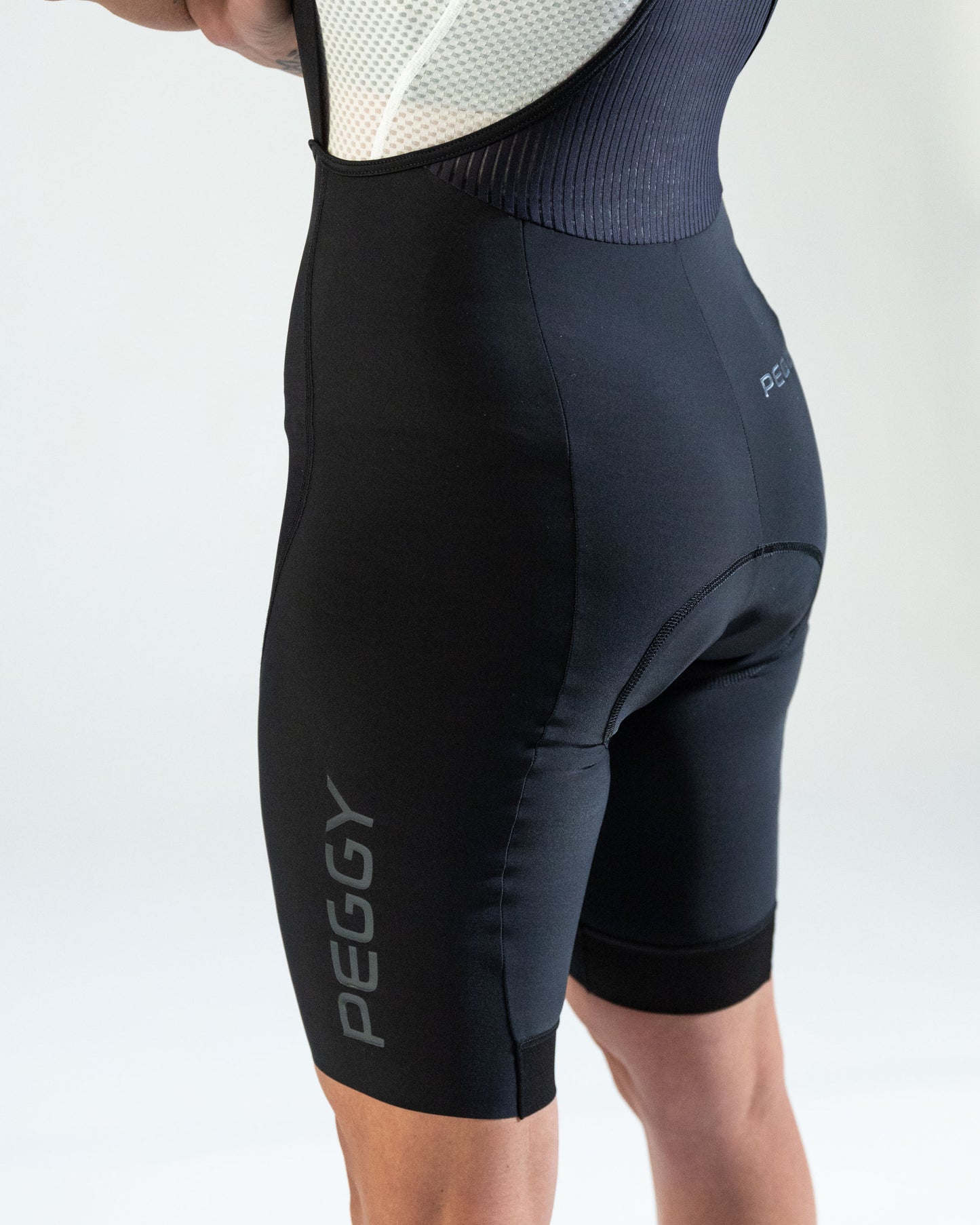 First Bib Shorts Black Woman's pad