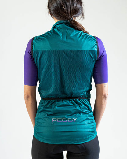 Rolly Windproof Gilet Green